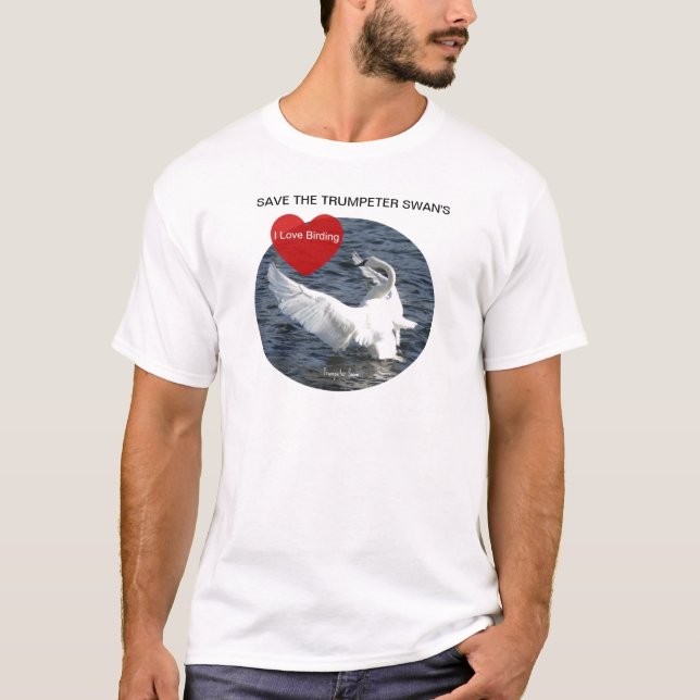 Camiseta Salvar o TShirt das cisnes (Frente)