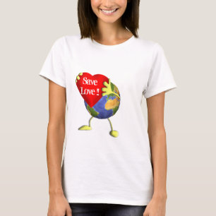 Camiseta Salvar o tshirt do amor