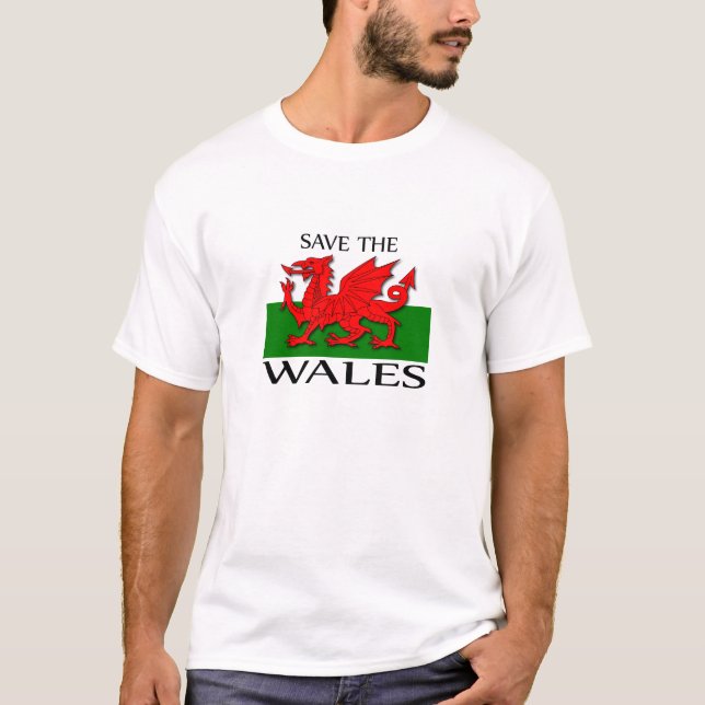 Camiseta Salvar o Wales (Frente)
