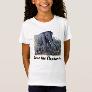 Camiseta Salvar os elefantes