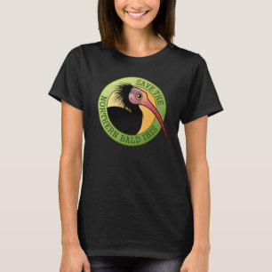 Camiseta Salvar os íbis calvos do norte