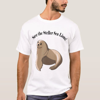 Camiseta Salvar os leões de mar de Steller!