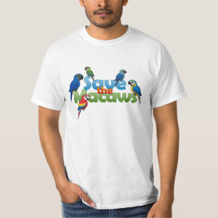 Camiseta Salvar os Macaws