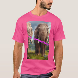 CAMISETA SALVAR OS NOSSOS HABITATS