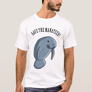 Camiseta Salvar os peixes-boi!