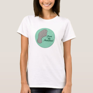 Camiseta Salvar os peixes-boi!