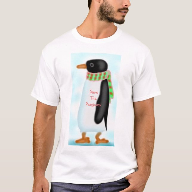 Camiseta Salvar os pinguins (Frente)