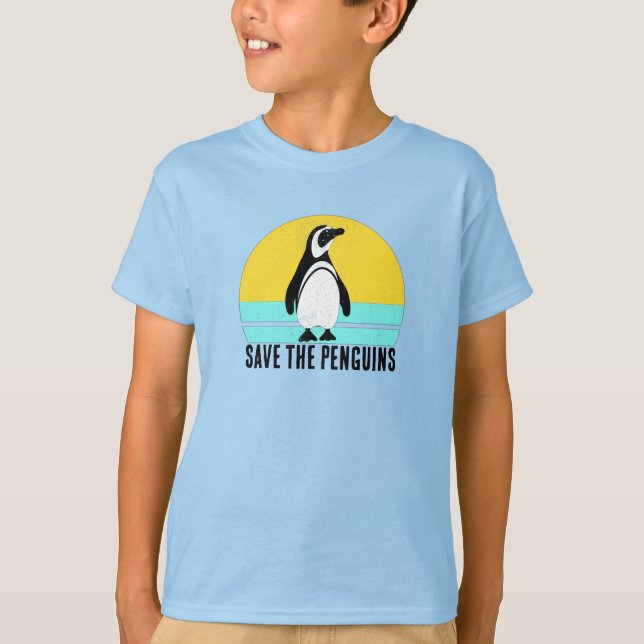Camiseta Salvar Os Pinguins (Frente)