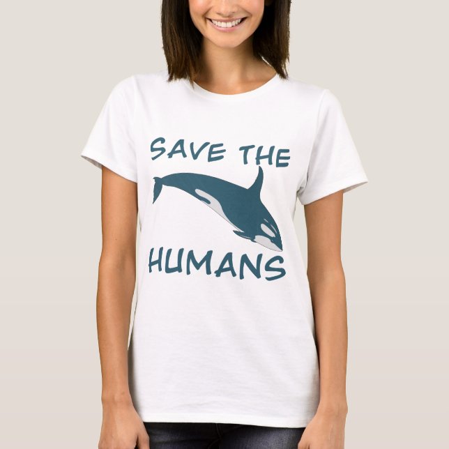 Camiseta Salvar os seres humanos (Frente)