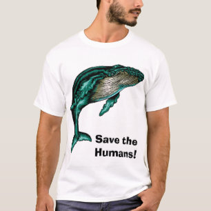 Camiseta Salvar os seres humanos!