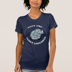Camiseta Salvar Os Unicórnios Curvy