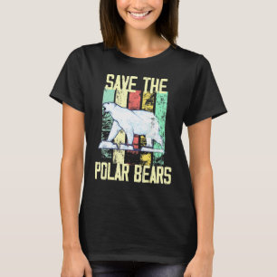 Camiseta Salvar Os Ursos Polares Regiões Árticas