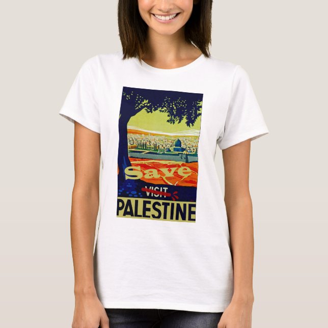 Camiseta Salvar Palestina (Frente)