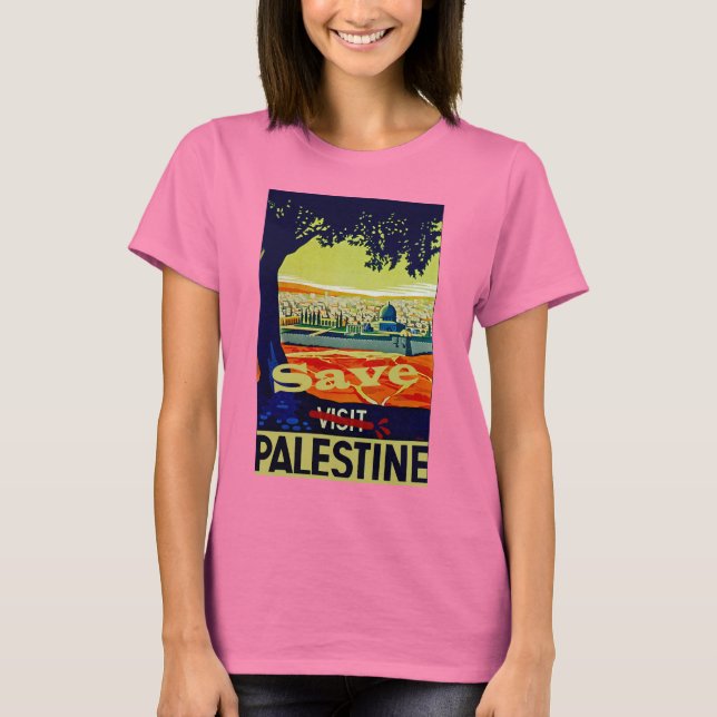 Camiseta Salvar Palestina (Frente)