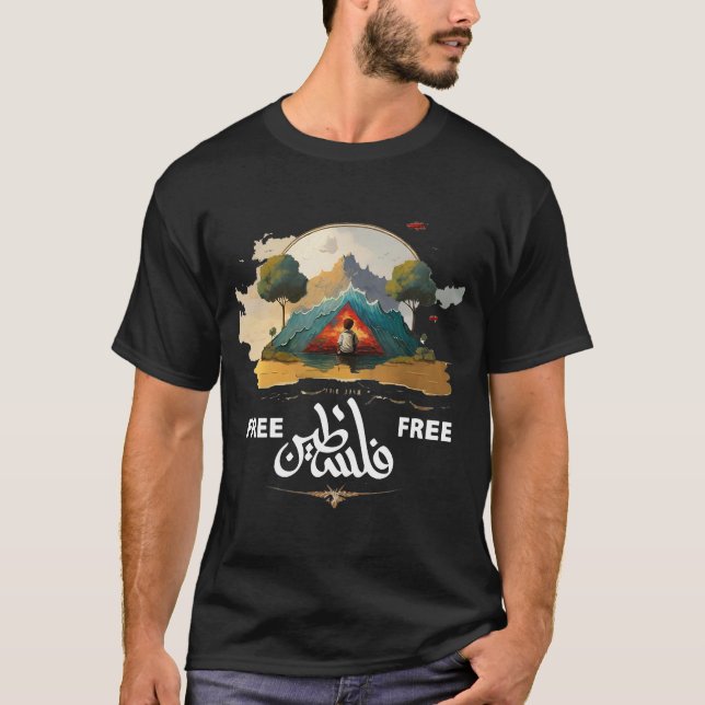 Camiseta Salvar palestina Gratuita (Frente)
