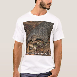 Camiseta Salvar Pangolins do t-shirt da extinção