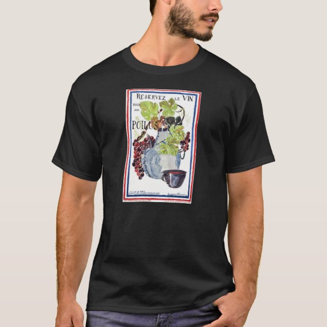 Camiseta Salvar seu vinho para os soldados (Frente)