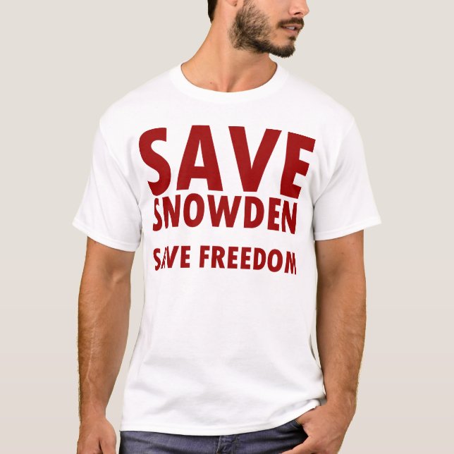 CAMISETA SALVAR SNOWDEN (Frente)