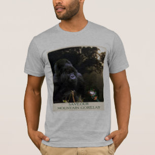 Camiseta "SALVAR t-shirt dos NOSSOS GORILA de MTN"