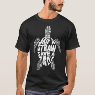 Camiseta Salvar Tartarugas do Mar Retrográfico Mais Tamanho