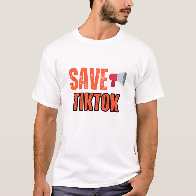 CAMISETA SALVAR TIKTOK TEE (Frente)