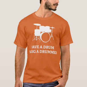 Camiseta Salvar Um Drum Bang Um DrummerTShirt 1 