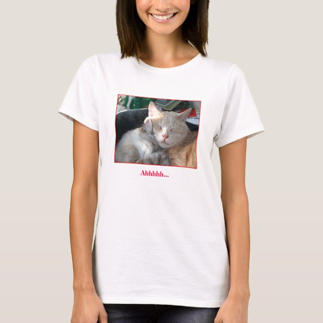 Camiseta Salvar um t-shirt do gato (Frente)