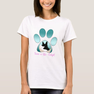 Camiseta salvar uma adoção