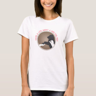 Camiseta salvar uma vida adotar um animal de abrigo