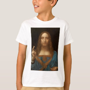 Camiseta Salvator Mundi (Salvador do Mundo) (da Vinci)