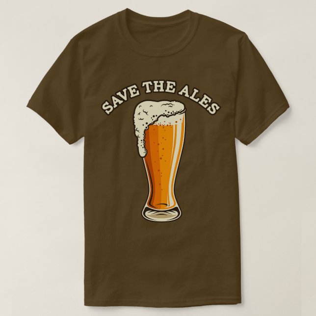 Camiseta Salve a Cerveja Ales (Frente do Design)