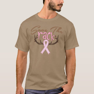 Camiseta Salve A Consciência Do Cancer Da Mama De Rack