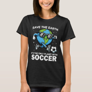 Camiseta Salve a Design de futebol terrestre - Dia da Terra