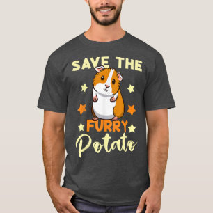 Camiseta Salve A Fúria De Batata Vintage Guiné Porcô