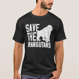 Camiseta Salve a Ilha do Macaco Bebê Orangutans