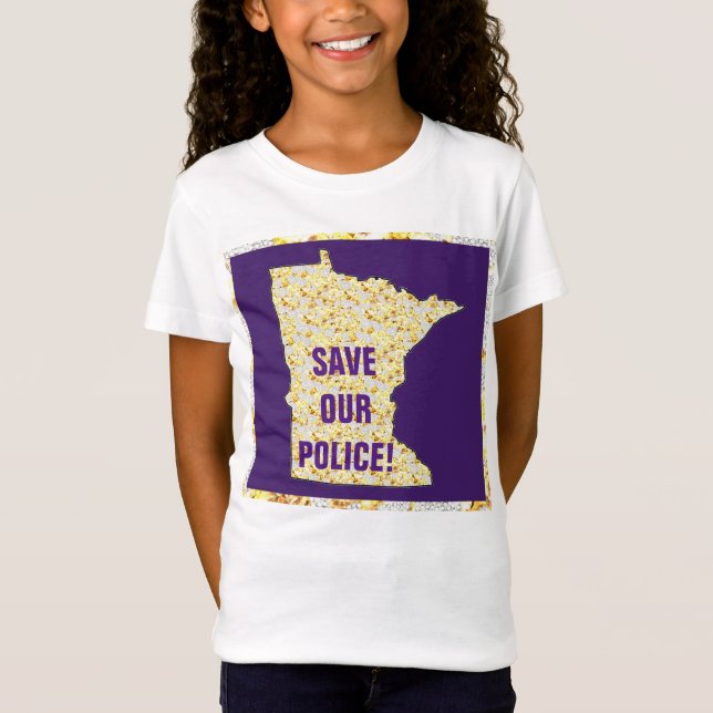 CAMISETA SALVE A NOSSA POLÍCIA! (Frente)