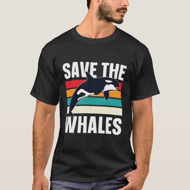 Camiseta Salve A Orca Das Baleias (Frente)