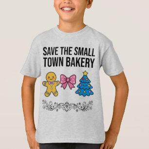 Camiseta "Salve a Padaria da Pequena Cidade"   png