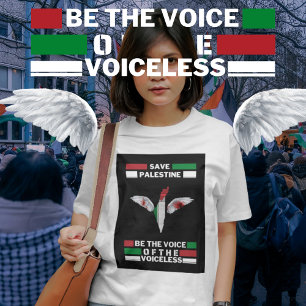 Camiseta Salve a Palestina Com Mapa da Palestina