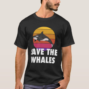 Camiseta Salve A Praia Orca Da Baleia Assassina