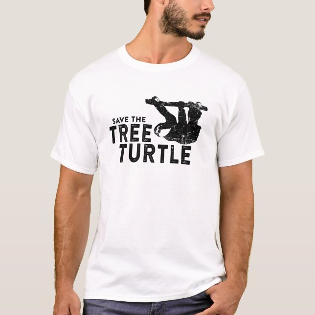 Camiseta Salve a tartaruga da árvore (Frente)