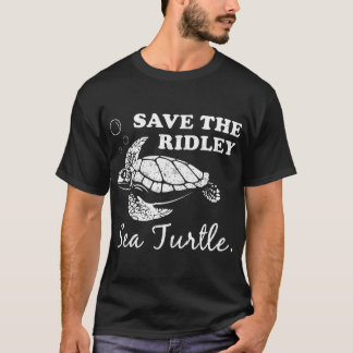 Camiseta Salve A Tartaruga Do Mar Ridley