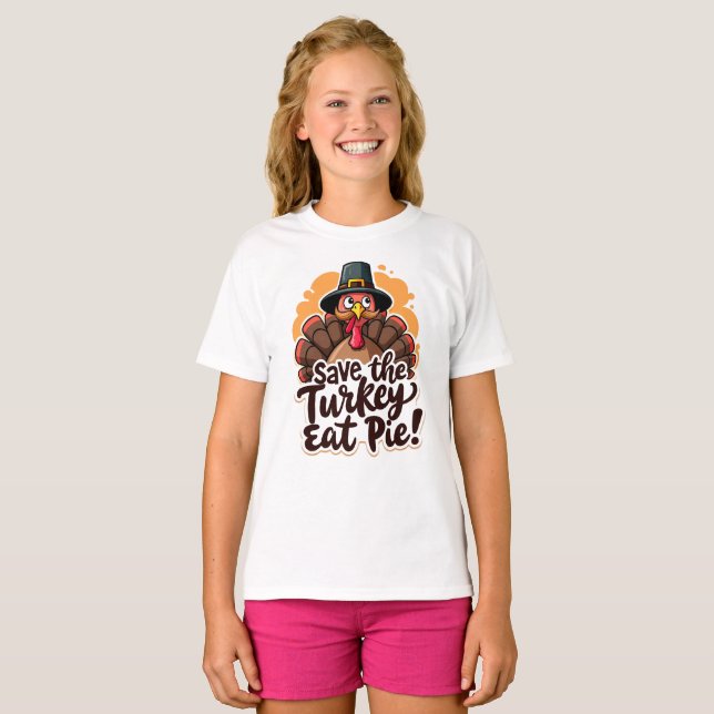 Camiseta Salve a Turquia, coma torta! (Frente Completa)