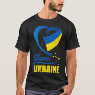 Camiseta Salve a Ucrânia I com o apoio da Ucrânia