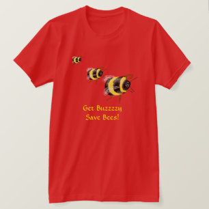 Camiseta SALVE ABELHAS e Salve o mundo