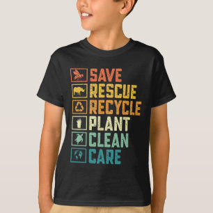 Camiseta Salve Abelhas Salvando Animais Reciclar Dia Plásti