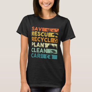 Camiseta Salve Abelhas Salvando Animais Reciclar Dia Plásti