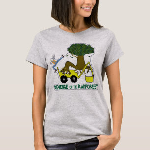 Camiseta Salve árvores de plantas da floresta tropical Terr
