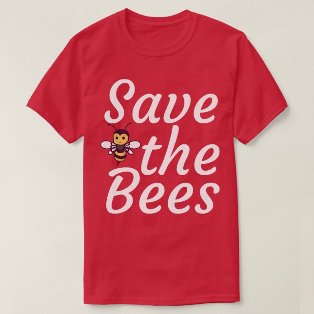 Camiseta Salve as abelhas 1 (Frente do Design)