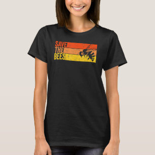 Camiseta Salve As Abelhas Abelha Retro Apicultor